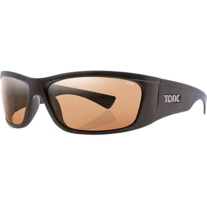 Shimmer, Matte Black/Light Neon Copper Polarised Glass Lenses