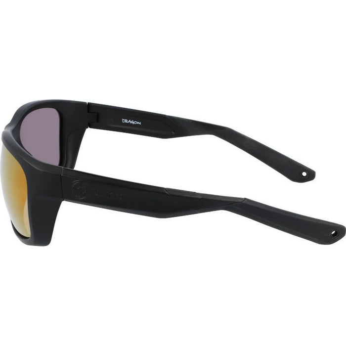 Shore X, Matte Black H2O/Red Ionised Polarised LL Lenses