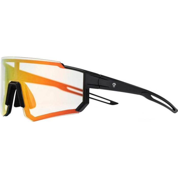 Siri, Matte Black/Red Photochromic Mirror Lenses