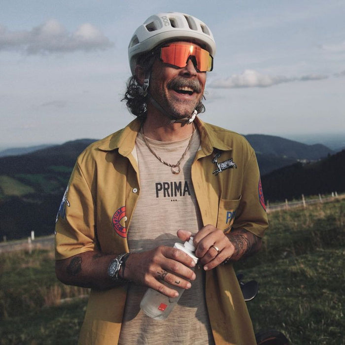 Siri, Matte Black/Red Photochromic Mirror Lenses