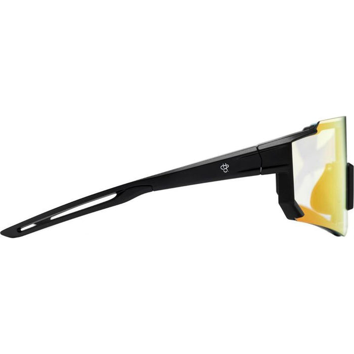 Siri, Matte Black/Red Photochromic Mirror Lenses