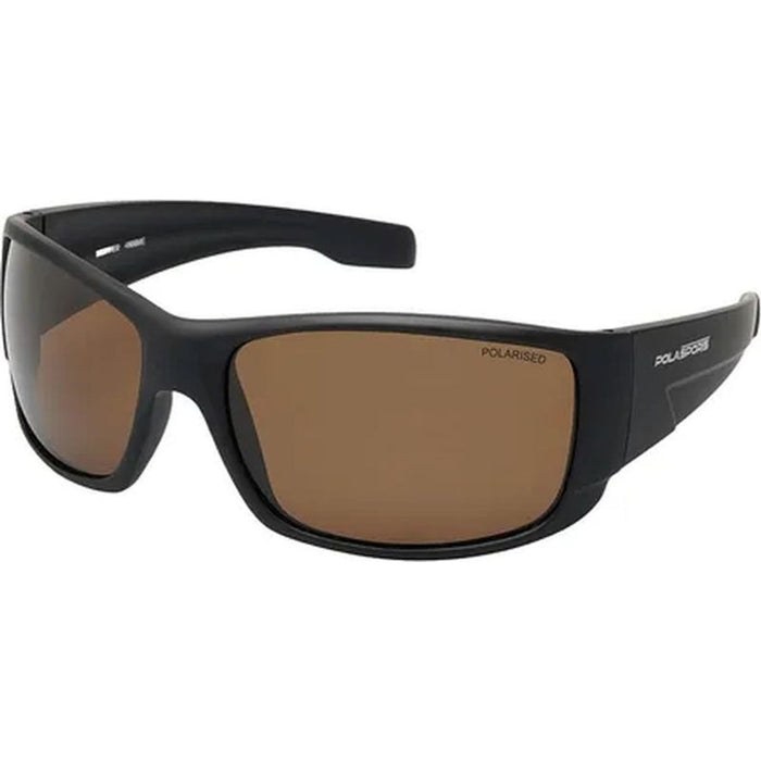 Skipper, Matte Black/Brown Polarised Lenses