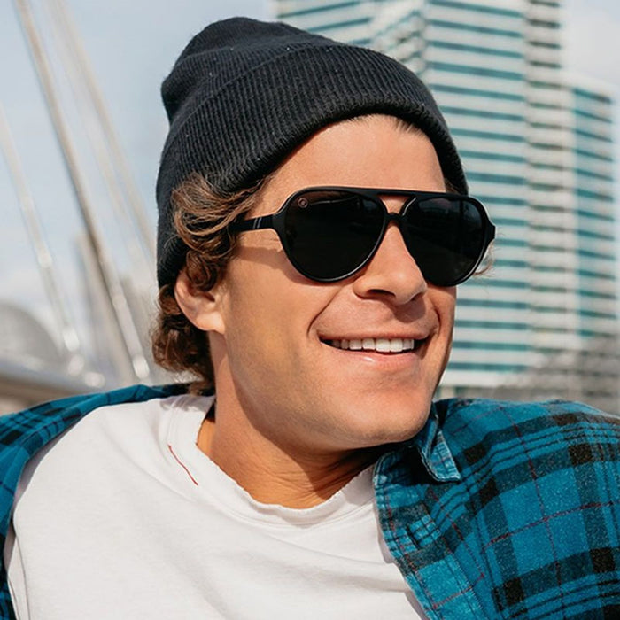 Skyway, Magic Roy Matte Black/Smoke Polarised Lenses