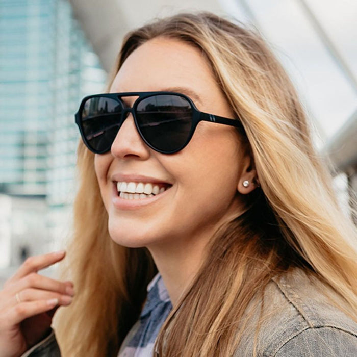 Skyway, Magic Roy Matte Black/Smoke Polarised Lenses