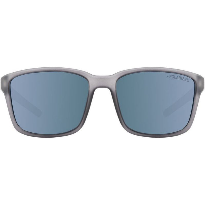 Slay, Satin Crystal Black/Ice Blue Mirror Polarised Lenses