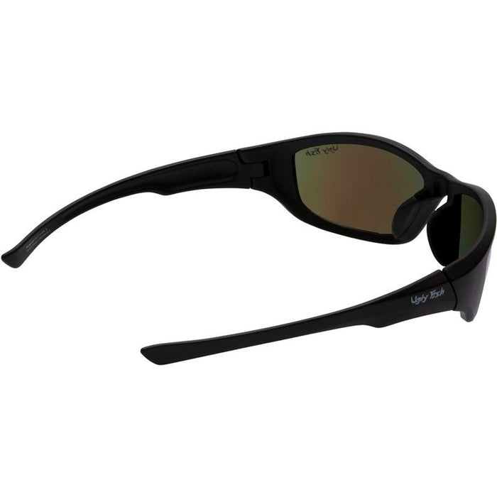 Slingshot Safety RS2730, Matte Black/Blue Mirror Lenses