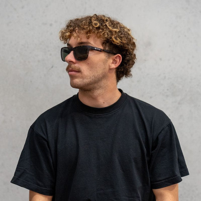Slip, Matte Dark Tortoise/Green LL Lenses