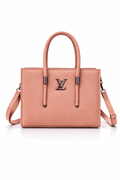 Soft Pink Vegan Leather Satchel - Nishat Creative Store
