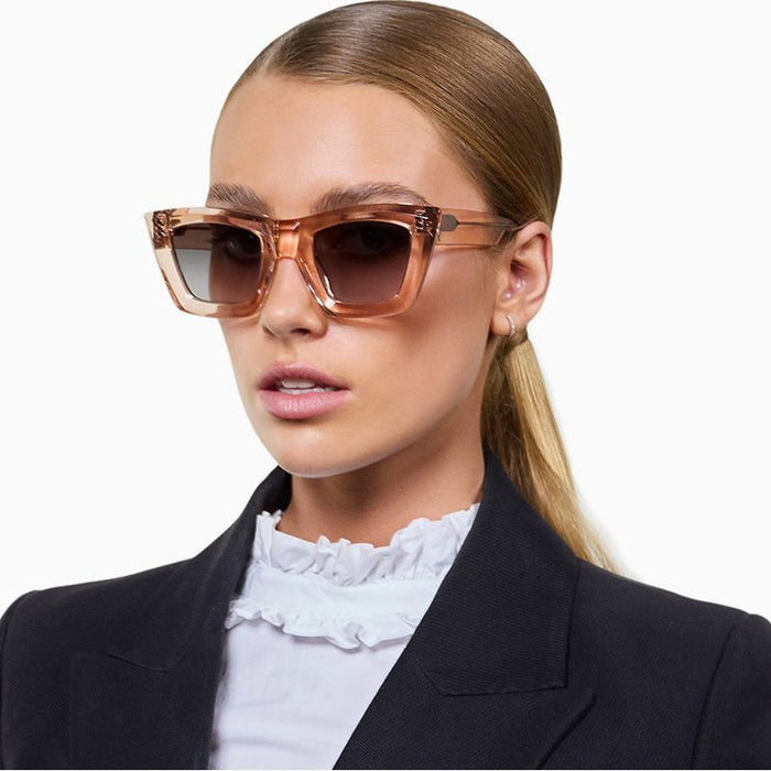 Soho, Transparent Pink/Black Gradient Polarised Lenses