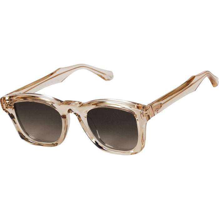 Solomon, Champagne with Rose Gold Metal Trim/Brown Gradient Lenses