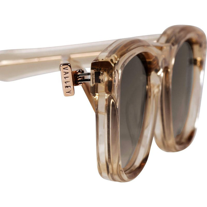 Solomon, Champagne with Rose Gold Metal Trim/Brown Gradient Lenses