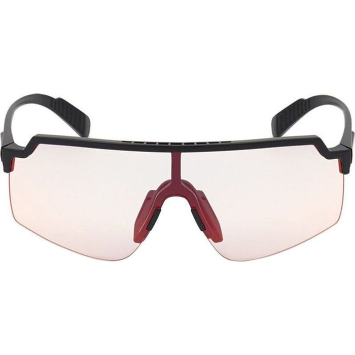 SP0018, Shiny Black/Smoke Photochromic Mirror Lenses