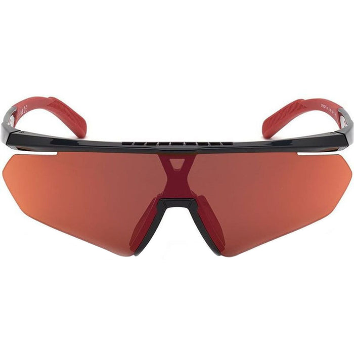 SP0027, Matte Black/Red Mirror Lenses