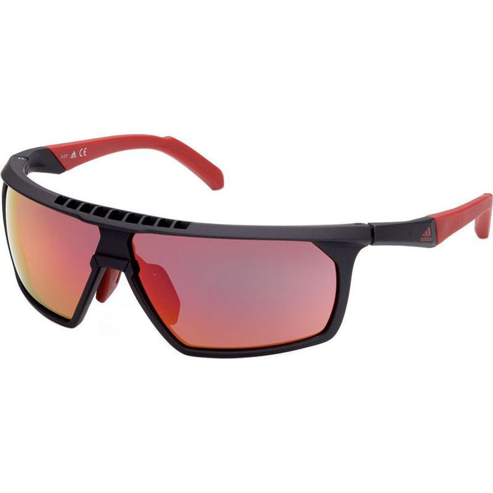 SP0030, Matte Black/Orange Mirror Lenses