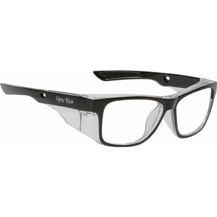 Sparkie Safety RS545RX, Matte Black/Clear Lenses