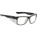 Sparkie Safety RS545RX, Matte Black/Clear Lenses