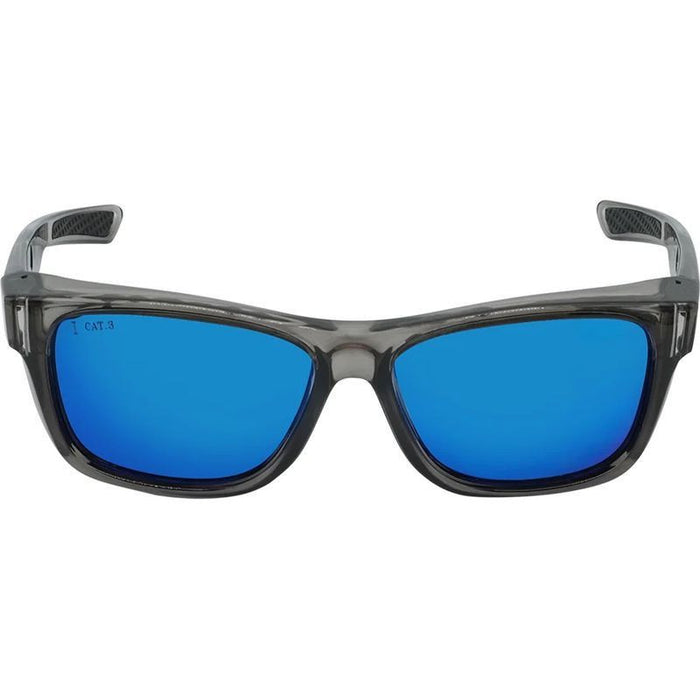 Sparkie Safety RS545RX, Crystal Smoke/Blue Mirror Polarised Lenses