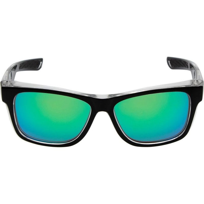 Sparkie Safety RS545RX, Matte Black/Green Mirror Lenses