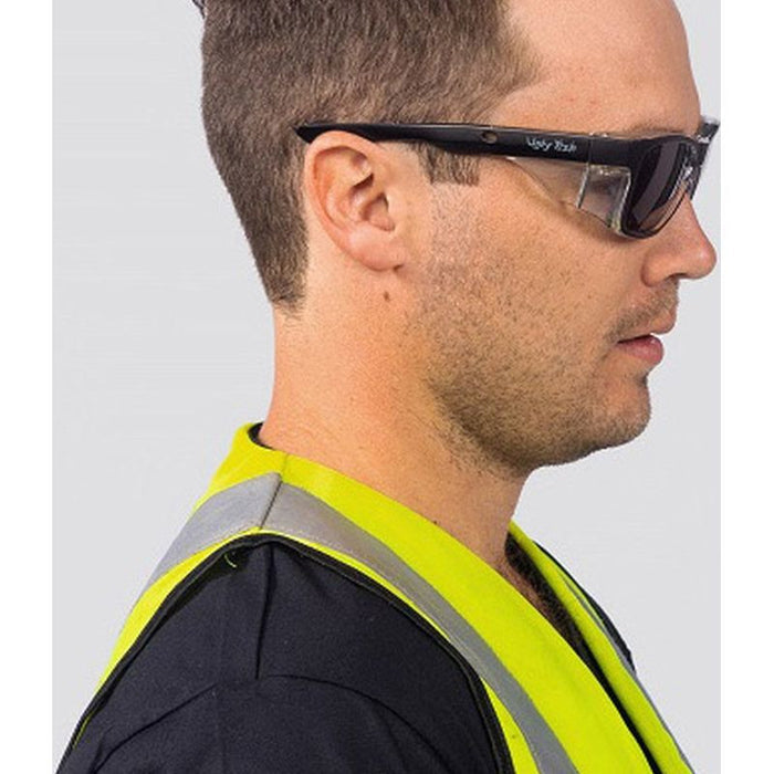 Sparkie Safety RS545RX, Matte Black/Smoke Polarised Lenses