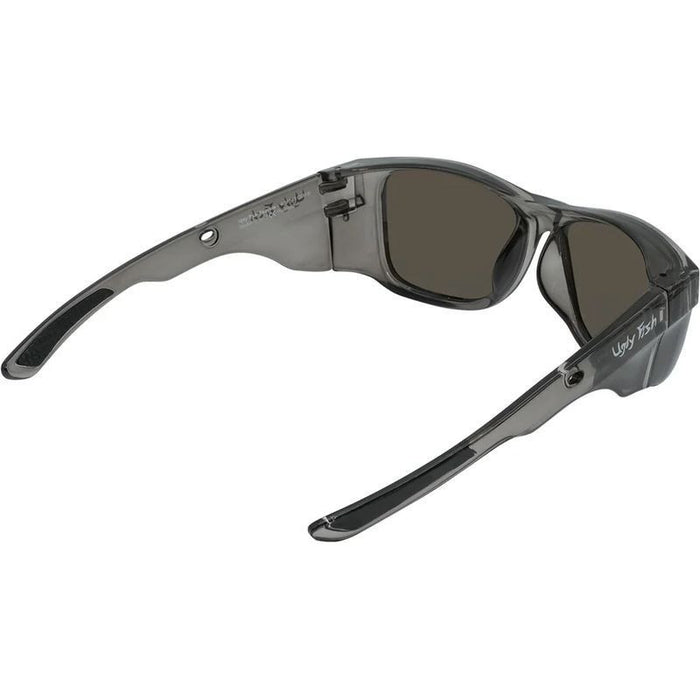 Sparkie Safety RS545RX, Crystal Smoke/Blue Mirror Polarised Lenses