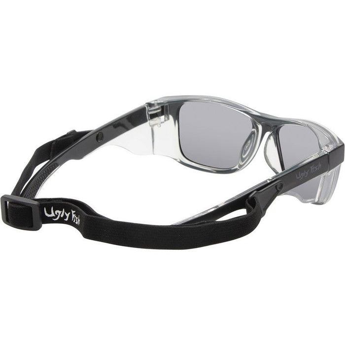 Sparkie Safety RS545RX, Matte Black/Clear Lenses