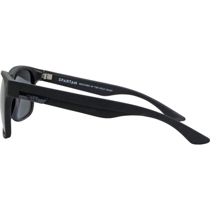 Spartan, Black Rubber/Smoke Flash Mirror Polarised Lenses