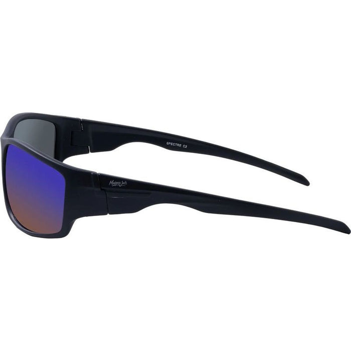 Spectre, Matte Black/Blue Mirror Polarised Lenses