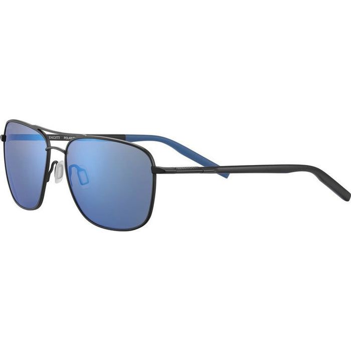 Spello, Matte Black/555nm Blue Photochromic Polarised Glass Lenses
