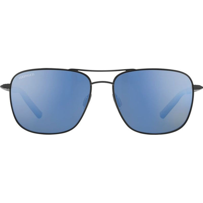 Spello, Matte Black/555nm Blue Photochromic Polarised Glass Lenses
