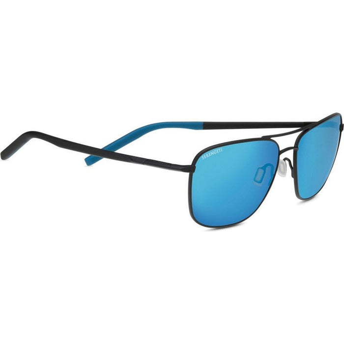 Spello, Matte Black/555nm Blue Photochromic Polarised Glass Lenses
