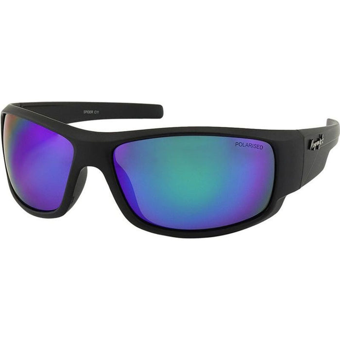 Spider, Black/Green Mirror Polarised Lenses