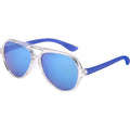Stanley, Crystal Clear and Blue/Blue Mirror Lenses