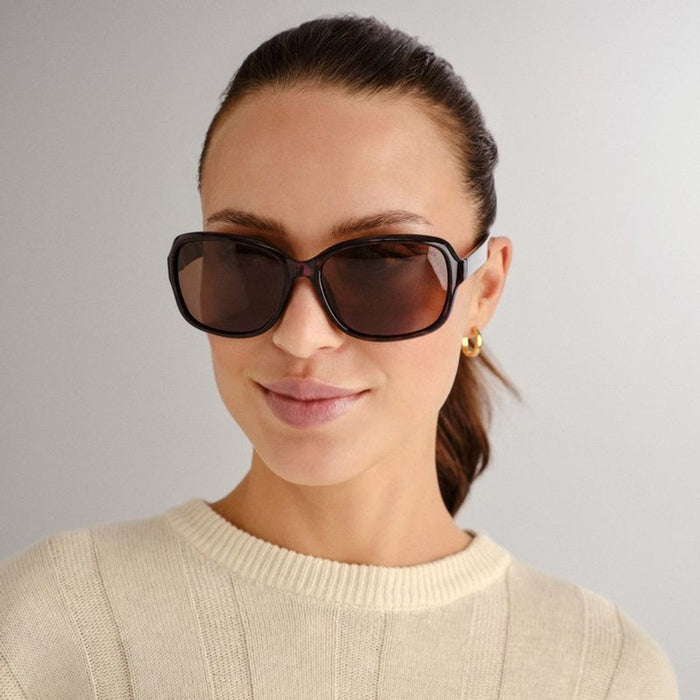 Stapleton, Plum Tort/Brown Polarised Lenses