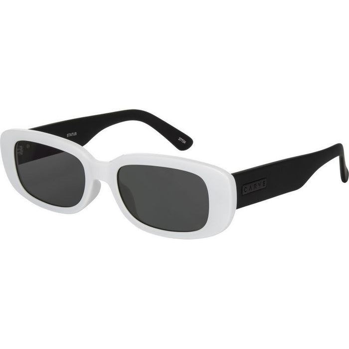 Status, Gloss White and Matte Black/Grey Lenses