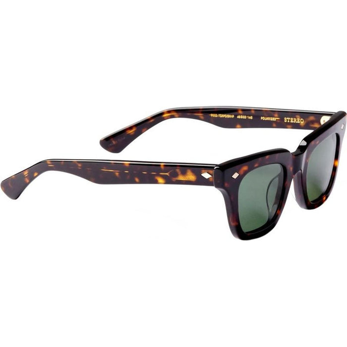Stereo, Polished Tortoise/Green Polarised Lenses
