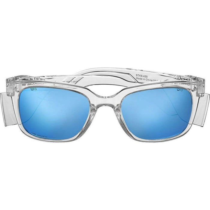 STKS 410, Crystal/Cobalt Flash Mirror Polarised Lenses