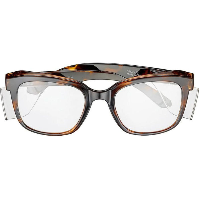 STKS 410, Brown Tortoise/Clear Lenses