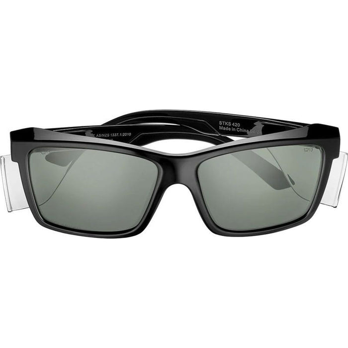 STKS 420, Gloss Black/Smoke Polarised Lenses