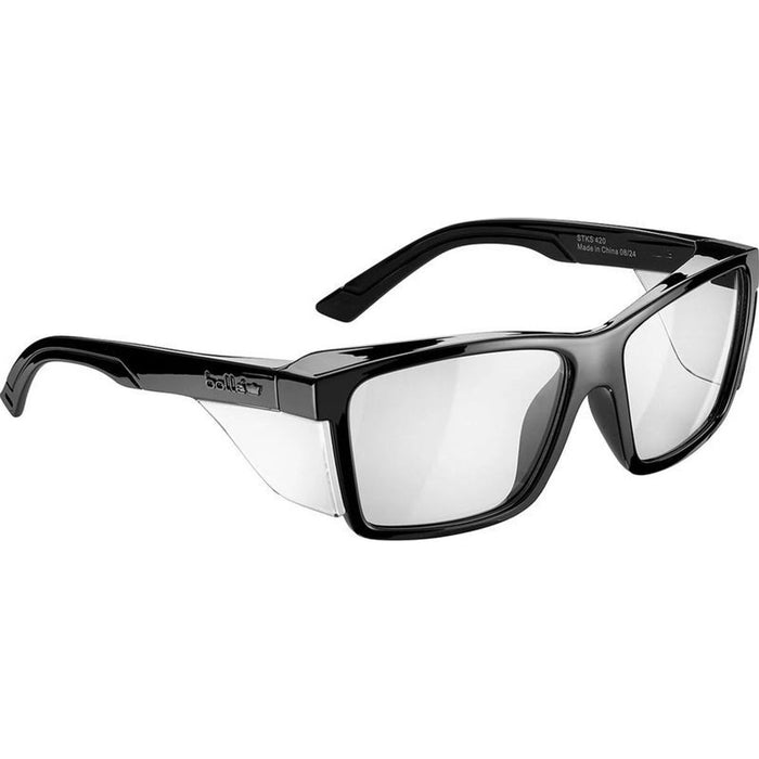 STKS 420, Gloss Black/Clear Lenses