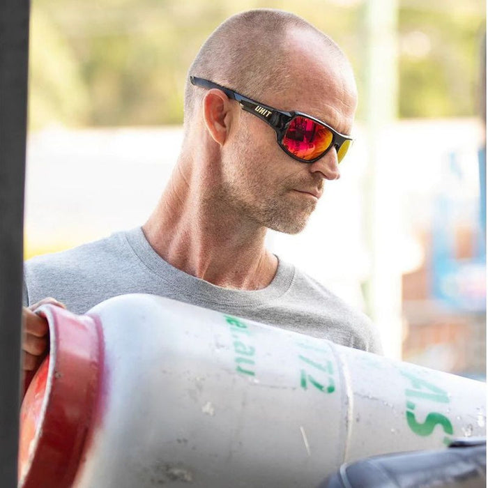 Storm Safety, Crystal Smoke/Orange Mirror Lenses