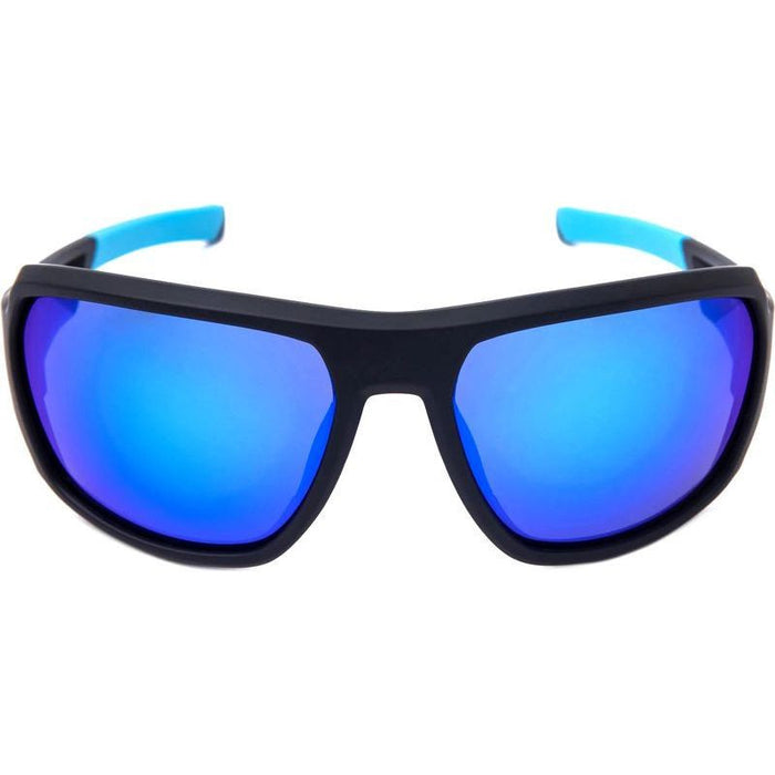 Storm Safety, Black and Blue/Blue Mirror Lenses