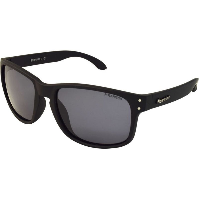 Strapper, Matte Black/Smoke Polarised Lenses