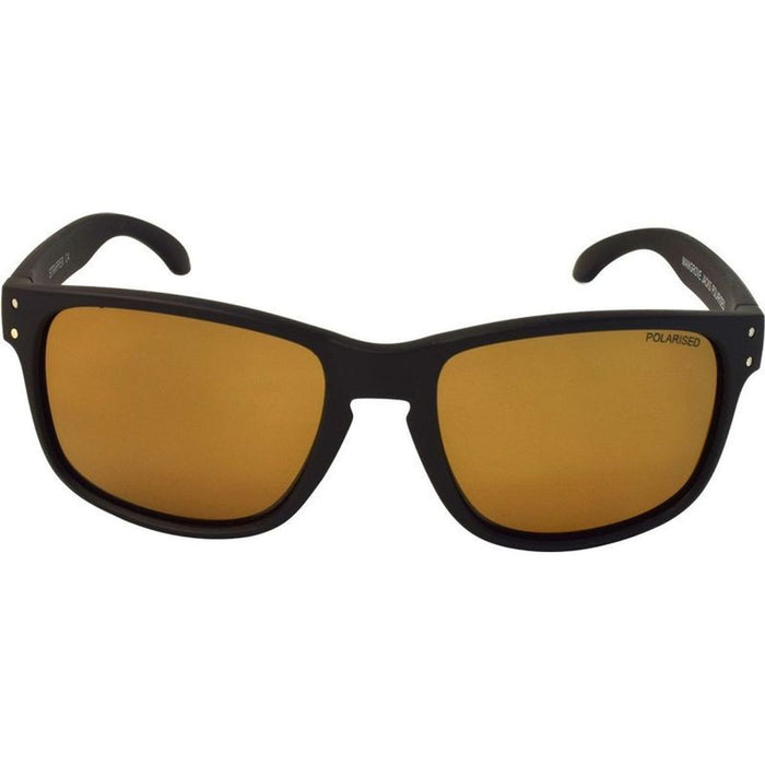 Strapper, Matte Black/Brown Polarised Lenses