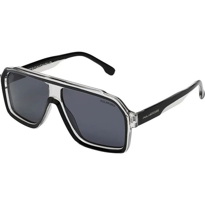 Stronghold, Black Grey/Smoke Polarised Lenses