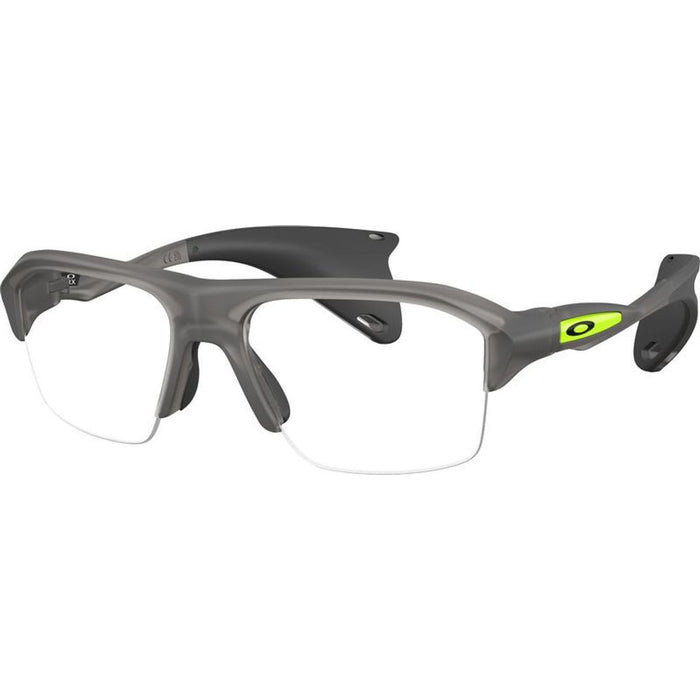Stunt Glider OX8198, Satin Grey Smoke/Clear Lenses 62 Eye Size