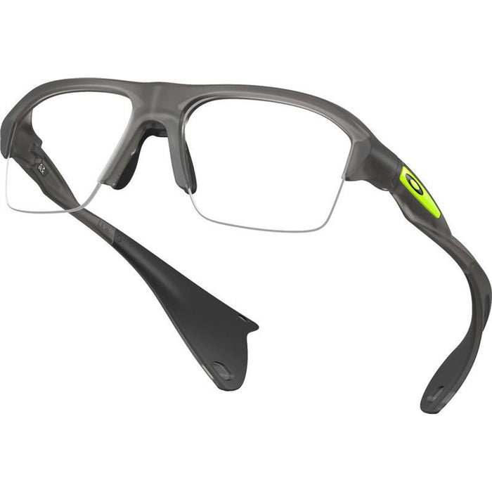 Stunt Glider OX8198, Satin Grey Smoke/Clear Lenses 62 Eye Size