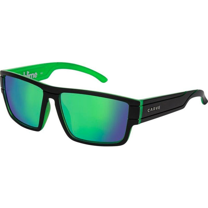 Sublime, Matte Black/Green Iridium Lenses