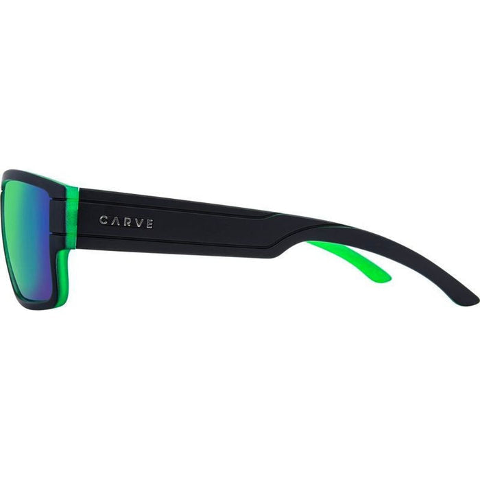 Sublime, Matte Black/Green Iridium Lenses