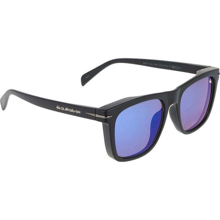 Sun Drifter, Matte Black/Ice Blue Mirror Lenses