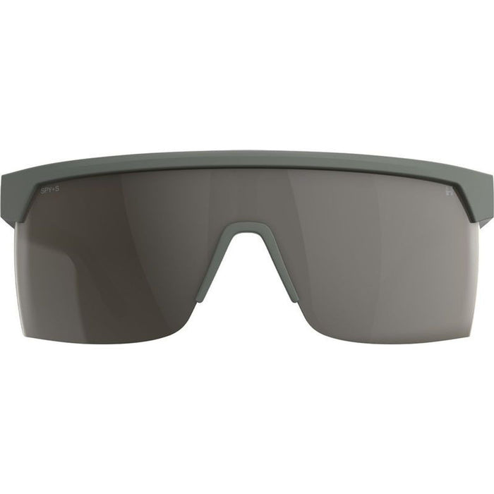 Super Flynn, Matte Olive Green/Happy Bronze with Pewter Mirror Lenses